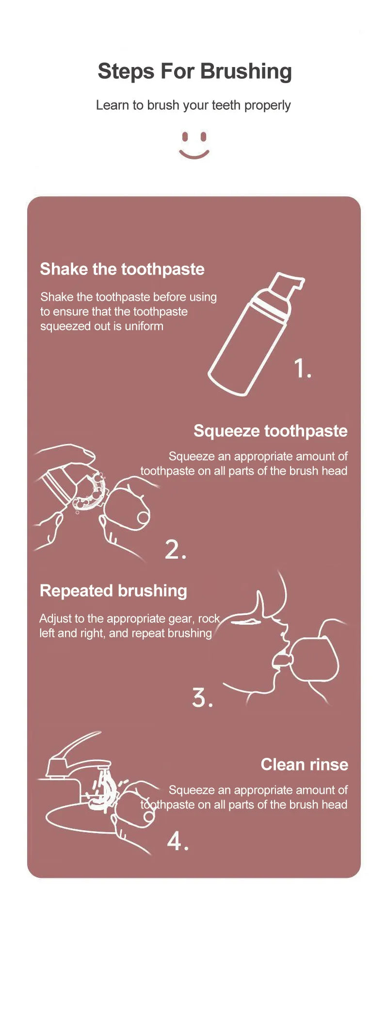 Brushy Buddy™ Kids U-Shaped Electric Toothbrush