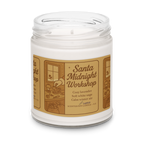 Santa Midnight Workshop / Scented Soy Candle, 9oz
